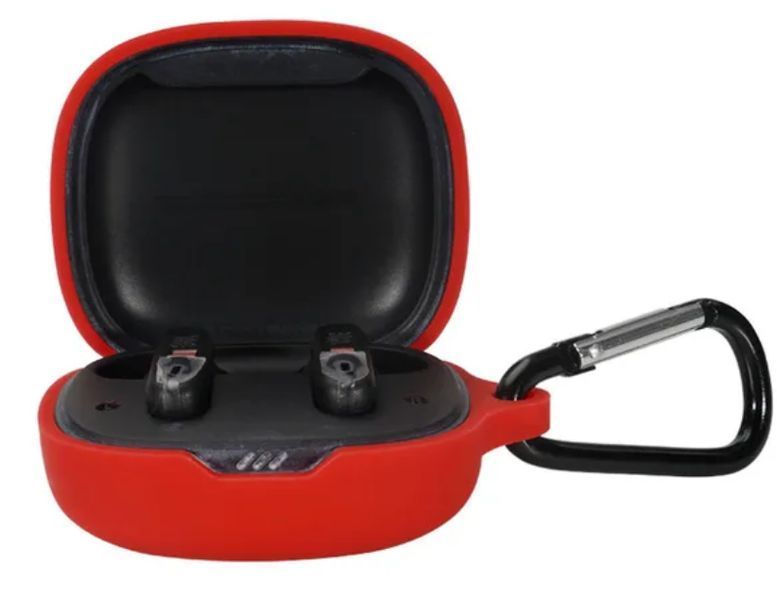 Чохол-накладка CDK для JBL Wave Flex 2 | Silicone Candy Friendly з карабіном (016465) (red) 020466-074 фото