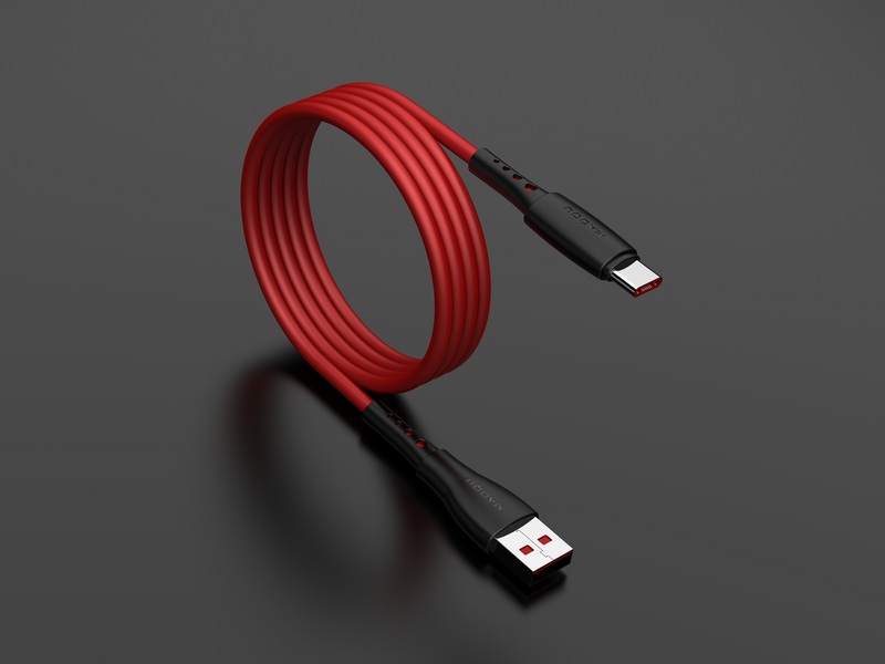 Автомобильное Зарядное Устройство + кабель Warp Charge 2USB 40W (QK739) (red) 015811-035 фото