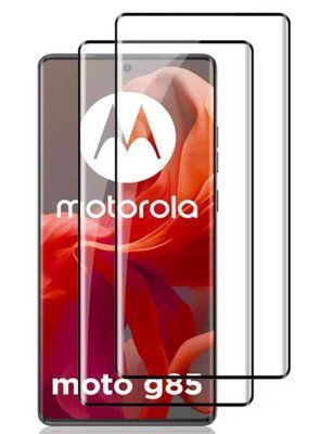 Захисне скло 2 шт CDK для Motorola Moto G85 | 3D Full Glue (018458) (black) 019341-062 фото