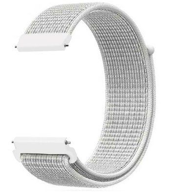 Ремінець DK 20 mm Nylon Sport Loop для Смарт-Часів Huawei, Samsung, Xiaomi (012415) (summit white) 012415-059 фото
