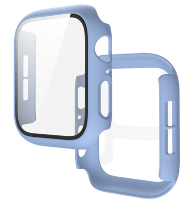 Чехол-накладка DK Пластик Soft-Touch Glass Full Cover для Apple Watch 44mm (lilac) 011426-130 фото
