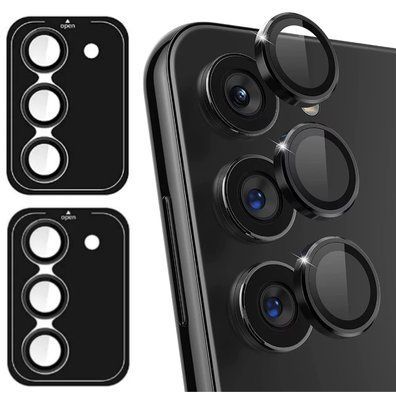 Защитное стекло на камеру 2шт CDK для Samsung Galaxy S23 FE (S711) | Metal Ring Eagle Eye (017287) (black) 019619-062 фото