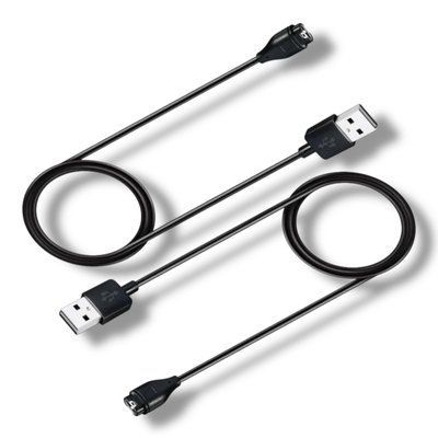 Зарядний пристрій 2 шт CDK кабель (1m) USB для Garmin Frenner 45 (014446) (black) 021361-124 фото