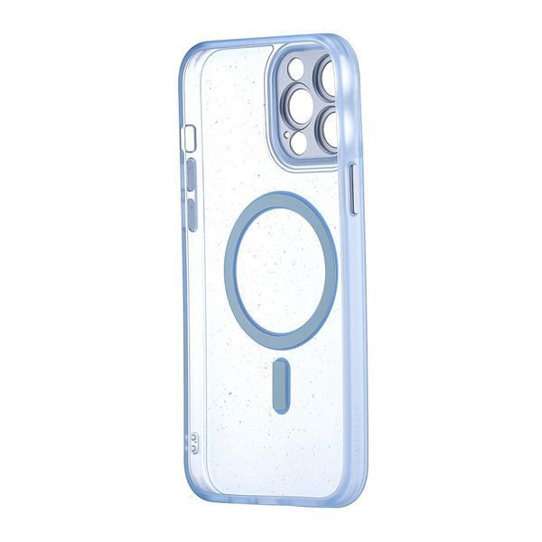 Чехол-накладка DK для Apple iPhone 13 Pro Max | MagSafe Composite Matte Splash (blue) 018515-077 фото