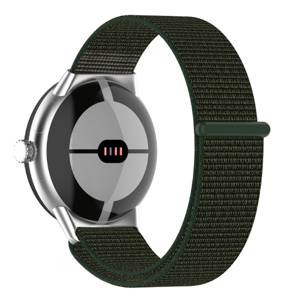 Ремінець DK Nylon Sport Loop для Google Pixel Watch (olive flak) 016453-027 фото