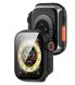 Чехол-накладка DK Пластик Soft-Touch Glass Full Cover Ultra для Apple Watch 40mm (Series 4/5/6/SE) (black) 017612-124 фото 3