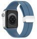 Ремешок CDK для Apple Watch 40mm (Series SE1 / SE2 / SE3) | Silicone Sport Magnetic (017247) (azure blue / silver) 022199-078 фото 1