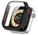 Чехол-накладка DK Пластик Soft-Touch Glass Full Cover Ultra для Apple Watch 40mm (Series 4/5/6/SE) (black) 017612-124 фото 1