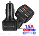 Автомобільний зарядний пристрій 6 USB Fast Car Charge QC3.0 75 W (BK-360) (black) 014507-115 фото 5