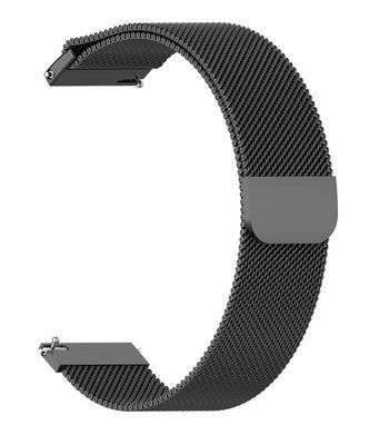 Ремінець CDK для OnePlus Watch 2 | 22mm Metal Milanese Loop Magnetic (09650) (black) 019255-124 фото