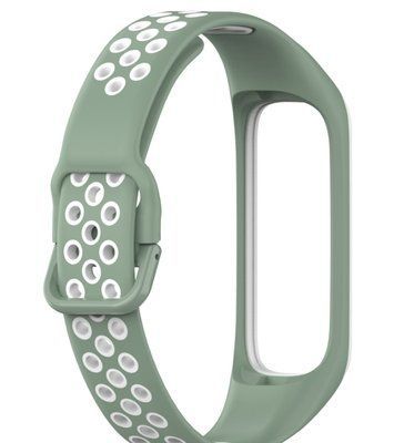 Ремінець DK Silicone Sport Band Nike для Samsung Galaxy Fit2 (R220) (light green/white) 016451-995 фото