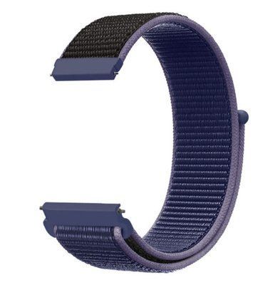 Ремінець CDK для Garmin Approach S12 | 20mm Nylon Sport Loop (012415) (midnight blue) 019955-968 фото