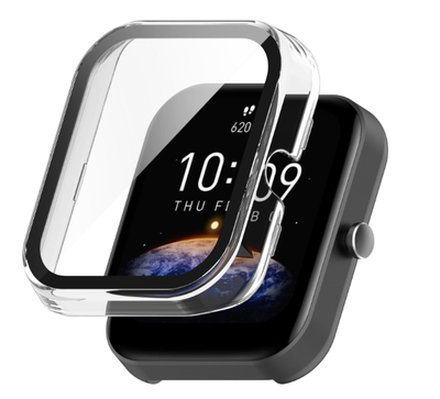 Чехол-накладка DK Пластик Gloss Glass Full Cover для Xiaomi Amazfit Bip 3 / 3 Pro (clear) 015078-936 фото