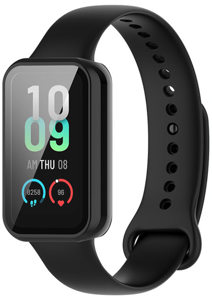 Чехол-накладка DK Пластик Gloss Glass Full Cover для Xiaomi Amazfit Band 7 (black) 015578-124 фото