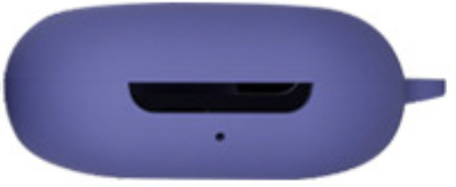 Чехол-накладка DK Silicone Candy Friendly с карабином для Oppo Enco W11 / W12 (lavender grey) 013148-991 фото
