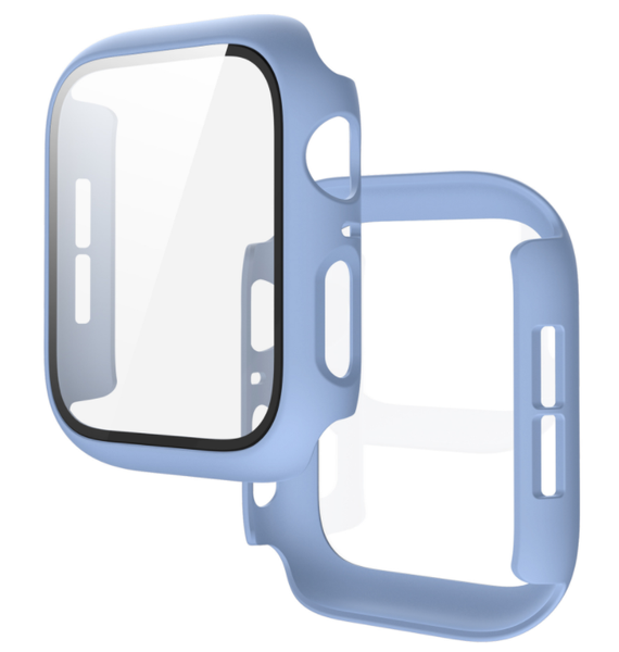 Чехол-накладка DK Пластик Soft-Touch Glass Full Cover для Apple Watch 40mm (lilac) 011427-130 фото