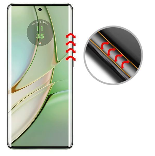 Захисне скло 2 шт CDK для Motorola Edge 50 Ultra | UV Curved (018173) (clear) 018718-063 фото