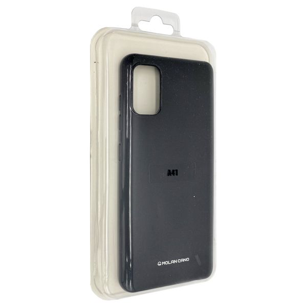Чохол-накладка Silicone Molan Cano Jelly Case для Samsung A41 / A415 (black) 010537-076 фото