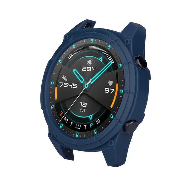 Чехол-бампер DK Silicone Outlines для Huawei Watch GT 2 46mm (LTN-B19) (dark blue) 012860-132 фото