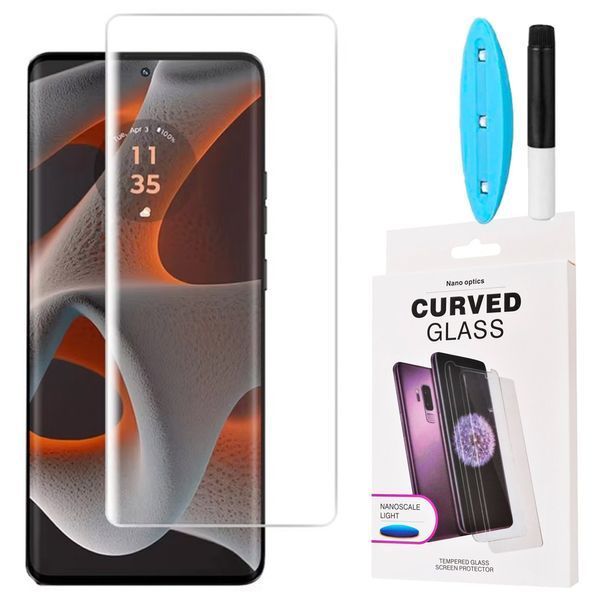 Захисне скло 2 шт CDK для Motorola Edge 50 Ultra | UV Curved (018173) (clear) 018718-063 фото