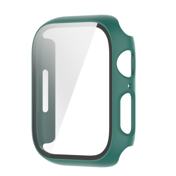 Чехол-накладка DK Пластик Soft-Touch Glass Full Cover для Apple Watch 41mm (green) 013558-133 фото