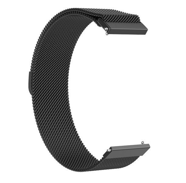 Ремінець CDK для OnePlus Watch 2 | 22mm Metal Milanese Loop Magnetic (09650) (black) 019255-124 фото