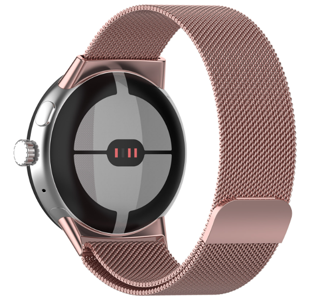 Ремінець DK Metal Milanese Loop Magnetic для Google Pixel Watch (pink rose) 015666-328 фото