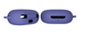Чехол-накладка DK Silicone Candy Friendly с карабином для Oppo Enco W11 / W12 (lavender grey) 013148-991 фото 2