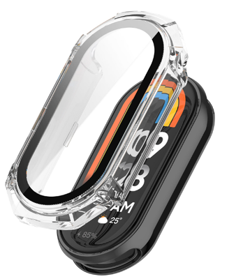 Чохол-накладка DK Пластик Gloss Glass Full Cover для Xiaomi Mi Band 8 (clear) 015816-936 фото