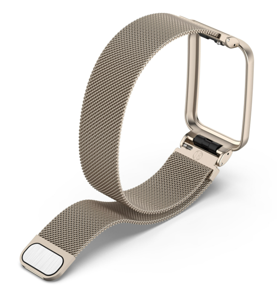 Ремінець-бампер DK Metal Milanese Loop Magnetic для Xiaomi Mi Band 7 Pro (Ivory) 015695-008 фото