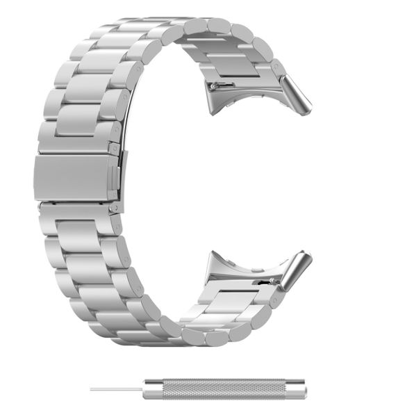 Ремешок CDK Metal Fitlink Steel Watch Band для Google Pixel Watch 3 41mm (015667) (silver) 018077-227 фото