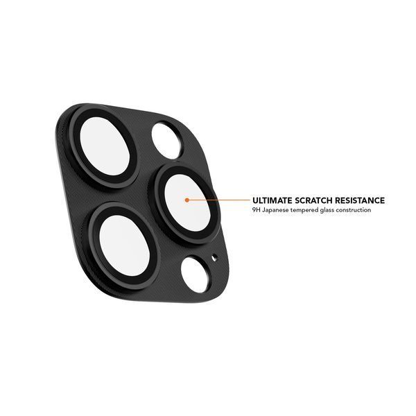 Защитное стекло 2шт CDK для Apple iPhone 13 Pro Max | на камеру CD Metal Armor (017838) (black) 022647-062 фото