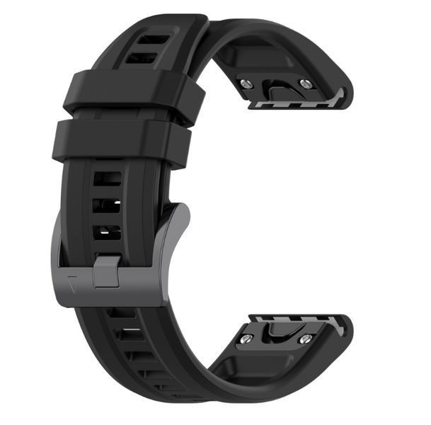 Ремінець 2шт CDK для Garmin Instinct 3 50mm | 26mm Silicone Sport Band Classic (015187) (black) 020971-124 фото