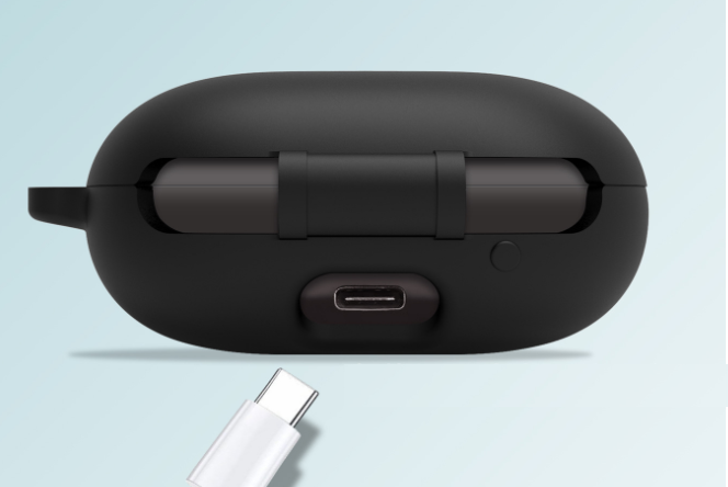 Чехол-накладка DK Silicone Candy Friendly с карабином для Anker SoundCore Space A40 (black) 017229-064 фото