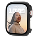 Чохол-накладка CDK Пластик Soft-Touch Glass Full Cover для Apple Watch 40 mm (015071) (black) 015072-124 фото 1