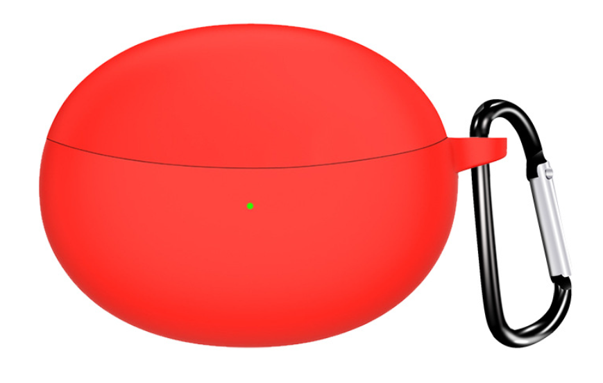Чехол-накладка DK Silicone Candy Friendly с карабином для Oppo Enco Free 3 (016036) (red) 016036-074 фото