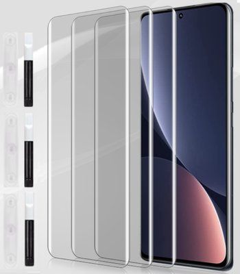 Захисне скло 3 шт CDK для Xiaomi 12 Pro/12S Pro | UV Curved (014478) (clear) 020651-063 фото