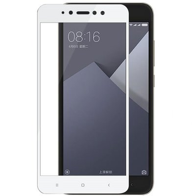 Защитное стекло DK Full Cover для Xiaomi Redmi Note 5A Pro (white) 06402-725 фото