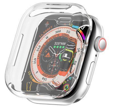 Чохол-накладка DK для Apple Watch 46mm (Series 10 / 11) | Silicone Face Case (018476) (clear) 018476-936 фото