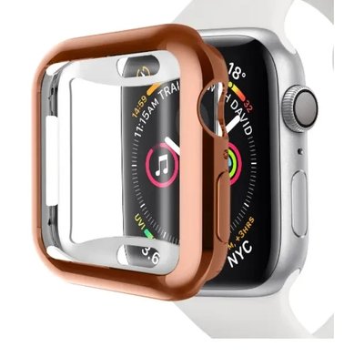 Чохол-накладка DK Silicone Color Face Case для Apple Watch 44mm (rose gold) 08980-724 фото