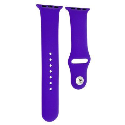Ремешок CDK для Apple Watch 44mm (Series SE1 / SE2 / SE3) | M / L Silicone Sport Band (05531) (ultra violet) 022208-023 фото