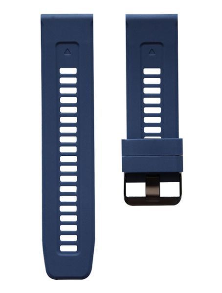 Ремінець 2 шт CDK для Garmin Frenner 970 | 22 mm Silicone Sport Band Classic (015189) (dark blue) 021728-132 фото