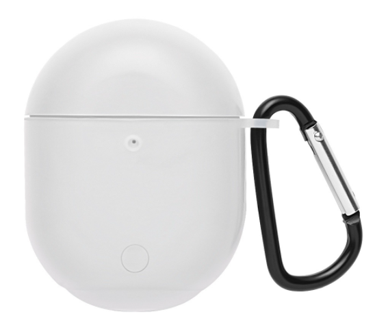 Чехол-накладка DK Silicone Candy Friendly с карабином для Xiaomi Redmi AirDots 3 Pro / Buds 3 Pro (white) 012913-066 фото