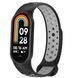 Ремінець 2 шт CDK для Xiaomi Mi Smart Band 9 | Silicone Sport Band Nike (015815) (black/grey) 022267-960 фото 3