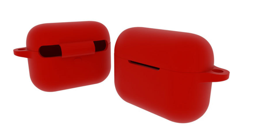Чехол-накладка DK Silicone Candy Friendly с карабином для Xiaomi QCY T10 / T10 Pro / T11 (red) 012551-074 фото