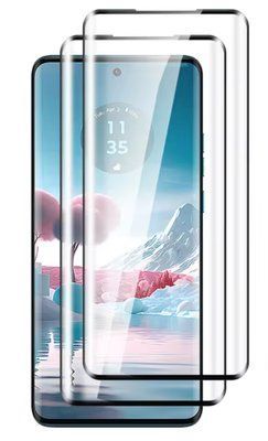 Защитное стекло 2шт CDK для Motorola Edge 40 Neo | Full Glue 3D (017301) (black) 018685-062 фото