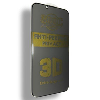 Защитное стекло DK для Apple iPhone 13 | 300C Large Arc Антишпион Full Glue (019323) (black) 019323-062 фото