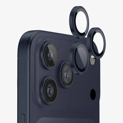 Захисне скло DK для Apple iPhone 17 Pro | на камеру Lens Metal Ring Eagle Eye (023233) (deep blue) 023233-122 фото