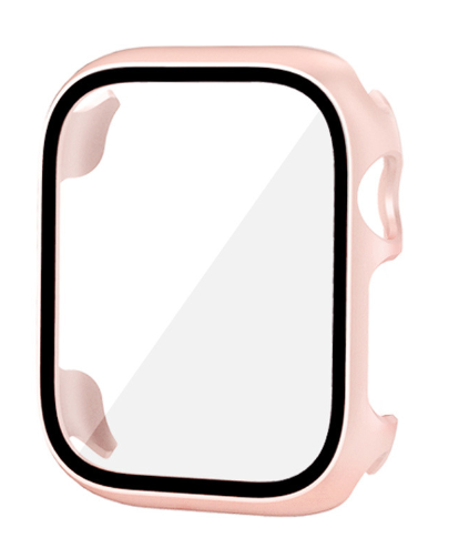 Чехол-накладка DK Пластик Soft-Touch Glass Full Cover для Apple Watch 45mm (015069) (pink) 015069-373 фото