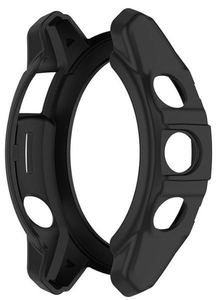 Чохол-бампер DK для Garmin Epix Pro (Gen 2) 47 mm | Силікон Outlines (018565) (black) 018565-124 фото